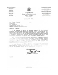 UPI Education, Rosa DeLauro House of Representatives Letter of Support